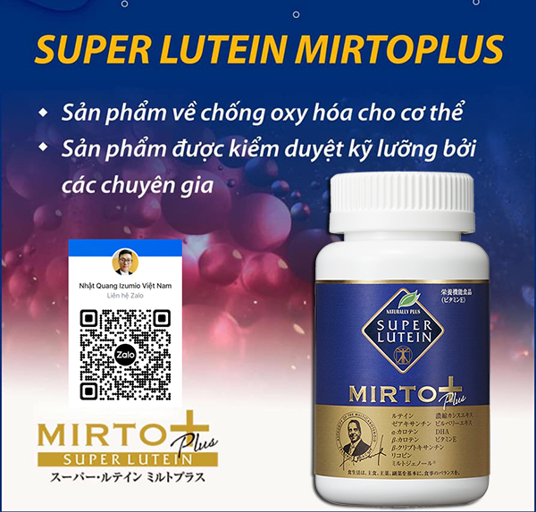 Cách sử dụng Super Lutein và Super Lutein Mirto + sao cho hiệu quả ? 8