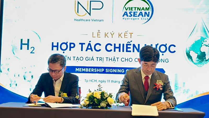 Lễ ký kết UNP Healthcare Việt Nam gia nhập CLB Hydrogen Việt Nam ASEAN VAHC